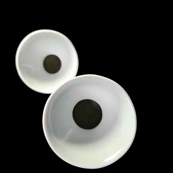 Spin Double Vase Contemporary Design Red Bamboo Jingdezhen China Gift Box READ - Picture 6 of 11